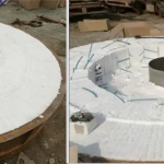 Anchor-Tech Ceramic Fiber Module Application—Ladle Cover Installation and Construction